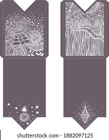 Greetings envelope sweep vector illustration.