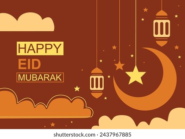 Greetings for every Eid al-Fitr holiday, for templates, backgrounds, social media