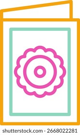 Greetings Icon Vector Design Art Illustration Symbol