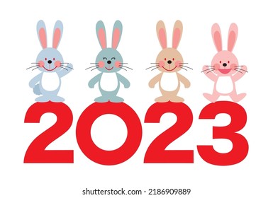 Greetings of the New Year 2023.
2023 is the Year of the Rabbit in Japan.