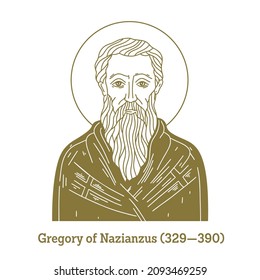 Gregory Of Nazianzus (329-390) Was A 4th-century Archbishop Of Constantinople, And Theologian. As A Classically Trained Orator And Philosopher He Infused Hellenism Into The Early Church 