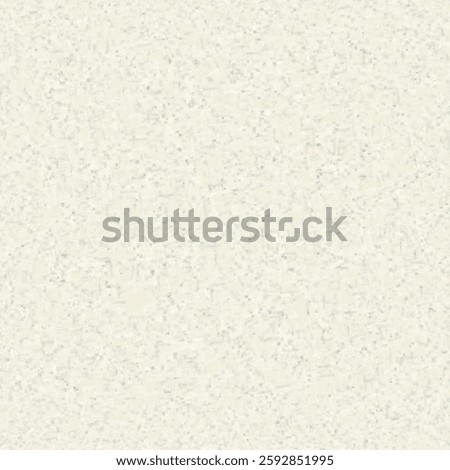 Greige stone slab with striations and dots of gray and white. Flat wall of limestone rock. Marbled pattern for tile or linoleum. Abstract vector seamless.