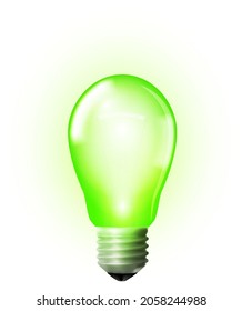 grüne Glühbirnen