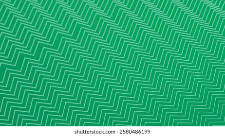 Gren line zig zag pattern background for fabric style or presentation
