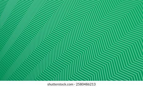 Gren line zig zag pattern background for fabric style or presentation