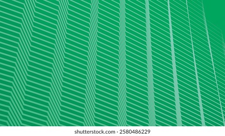 Gren line zig zag pattern background for fabric style or presentation