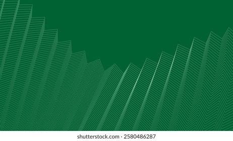 Gren line zig zag pattern background for fabric style or presentation