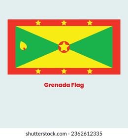 Grenada Country Flag Design temp