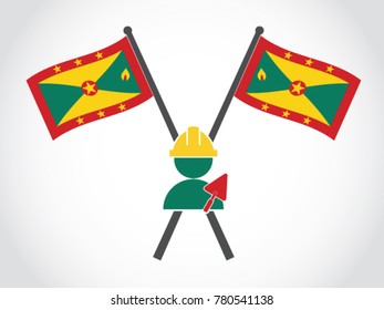 Grenada Emblem Construction Labor