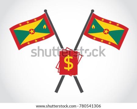 Grenada Emblem Dollar Bill
