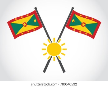Grenada Emblem Sunny Day