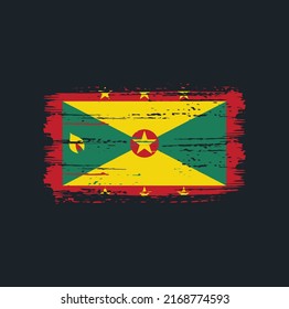 Grenada Flag Brush. National Flag