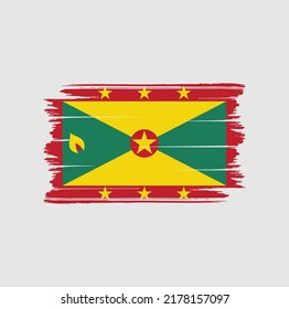 Grenada Flag Brush. National Flag