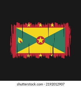 Grenada Flag Brush. National Flag