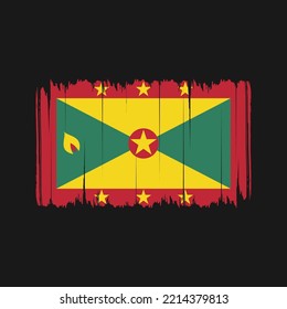Grenada Flag Brush. National Flag