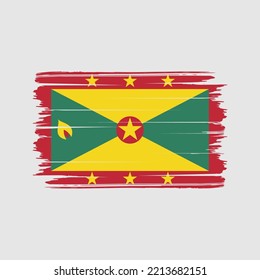 Pincel con bandera de Granada