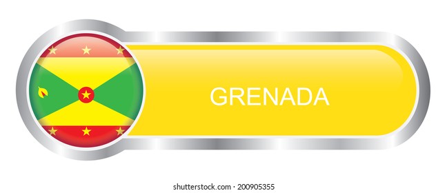 Grenada Flag glossy banner