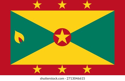 Icono de la bandera de Granada en alta calidad utilizado en el país de Granada