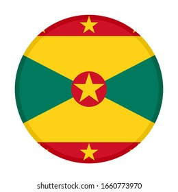 grenada flag icon, isolated on white background