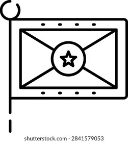 Grenada Flag Illustration vector Icon Design