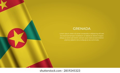 GRENADA Flag with Original color