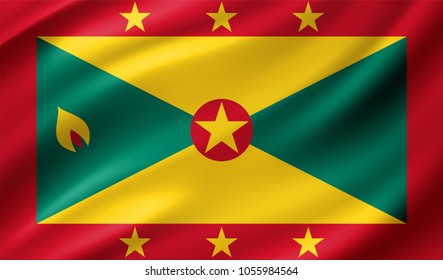 Grenada Flag in Vector Illustration