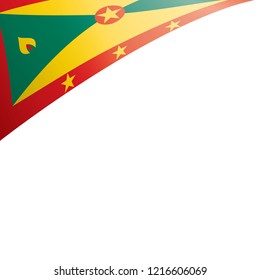 Grenada flag, vector illustration on a white background