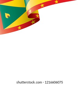 Grenada flag, vector illustration on a white background
