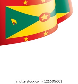 Grenada flag, vector illustration on a white background