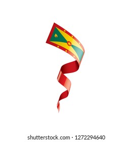Grenada flag, vector illustration on a white background