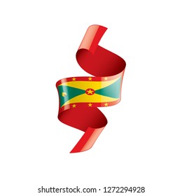 Grenada flag, vector illustration on a white background