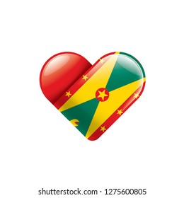 Grenada flag, vector illustration on a white background