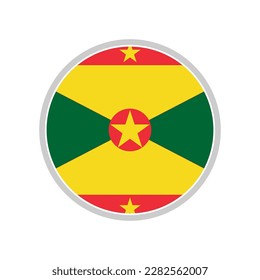 Grenada flags icon set, Grenada independence day icon set vector sign symbol