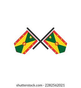 Grenada flags icon set, Grenada independence day icon set vector sign symbol