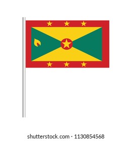Grenada Icon vector illustration,National flag for country of Grenada isolated, banner vector illustration. Vector illustration eps10.