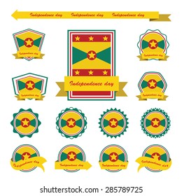 El Día de la Independencia de Granada marca diseño infográfico