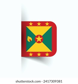 Grenada national flag, Grenada National Day, EPS10. Grenada flag vector icon