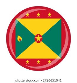 Icono oficial del emblema de la bandera del círculo nacional de Granada