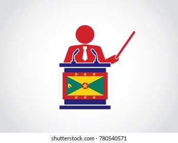 Grenada Podium Teacher Speech