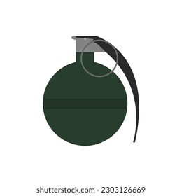 Granade-Bombe-Symbol-Vektordesign geeignet für Symbole in Ihren militärischen Designs