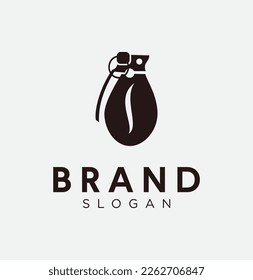 Grenade Coffee Logo vector illustration