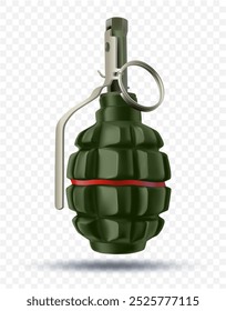 Granadas Armas de fuego Armas modernas Ilustraciones vectoriales realistas