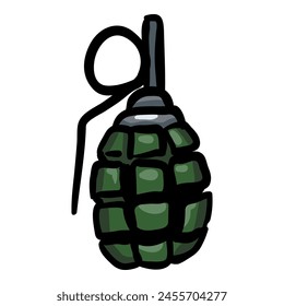 Grenade Hand Drawn Doodle Icon