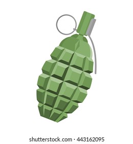Grenade icon cartoon. 