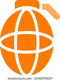 Icono de granada Diseño de estilo DualTone