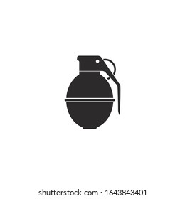 Grenade icon in flat illustration design 