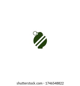 Grenade icon in flat illustration design 