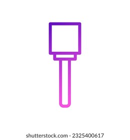 Grenade icon gradient purple pink colour military vector army element and symbol perfect.