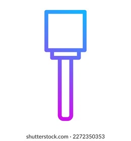 Granatsymbol Farbverlauf violett Militär-Illustration Vektorarelement und Symbol perfekt. Symbol aus der modernen Kollektion für Web.