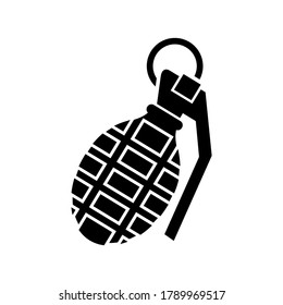 grenade icon or logo isolated sign symbol vector illustration - high quality black style vector icons
